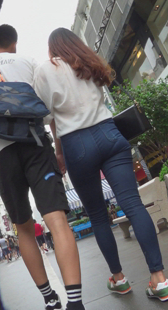 性感紧牛宽大PP