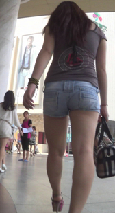 牛仔热裤大屁股OL就是性感