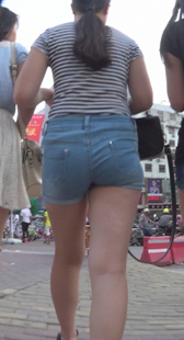 重口味热裤包臀少妇