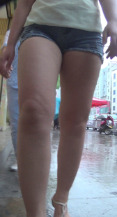 重口味包臀热裤少妇