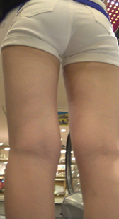 霸气宽臀白紧热裤少妇