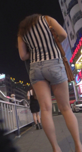 性感长腿高跟圆臀小妹