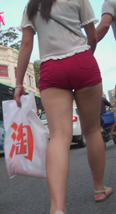 性感热裤大翘臀