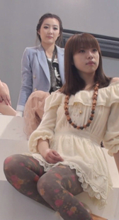 模特就像艺术品