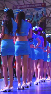 紧身包臀短裙美腿众美女