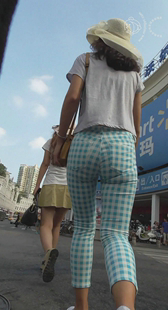 紧身包臀布裤苹果臀