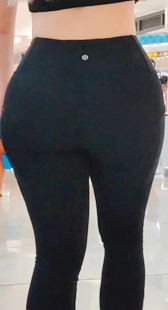 超紧瑜伽裤苹果臀S级身材