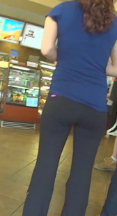 圆臀布裤软软的