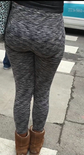 紧身包臀花裤子