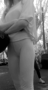 透视布裤三角区