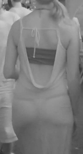 透视原来穿丁字裤