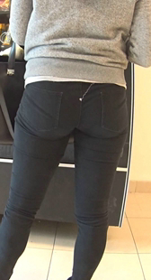 超紧黑牛包臀少妇