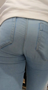 紧身包臀灰牛仔开发多