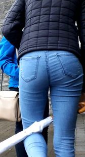 重口味牛仔紧臀大妈