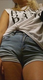 性感热裤三角区