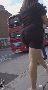 Orange Biker Shorts Perfection