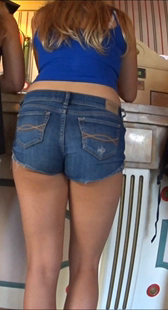 性感低腰大屁股少妇