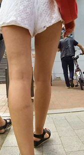 蕾丝热裤小性感