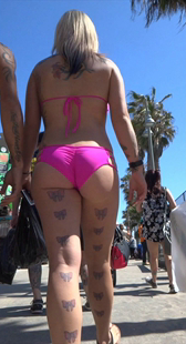 大屁股粉裤重口味