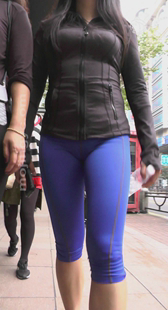 重口味健美裤凸三角