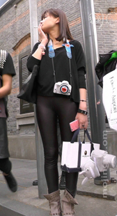 性感健美裤美三角