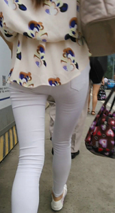 世纪城上班白裤美少妇