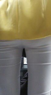 白裤近距离如此性感