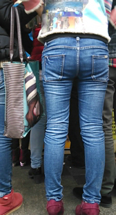 重口味包臀蓝紧牛