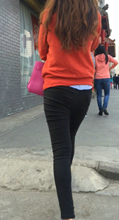 包臀打底裤美女视频