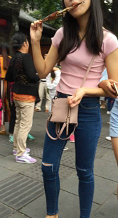 极品牛仔巨臀大学妹开发多