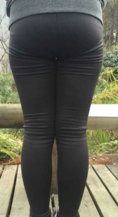 模拍诺诺第三季健美裤三角区特写