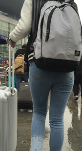 饱满灰牛仔重口味少妇