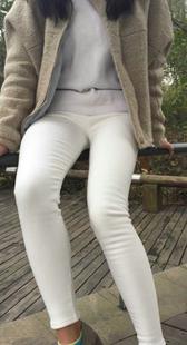 模拍小丽第六季白裤坐姿篇