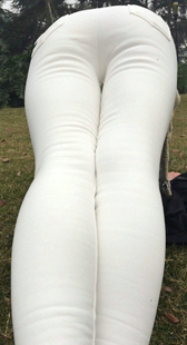 模拍小丽第七季白裤紧臀特写篇