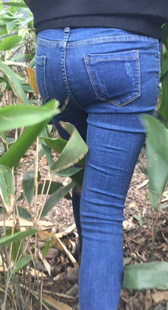 模拍小夕第六季蓝牛大屁股走楼梯