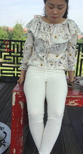 模拍雯雯第五季白裤宽大熟女前三角特写