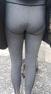 模拍小微第一季瑜伽丰臀紧内痕