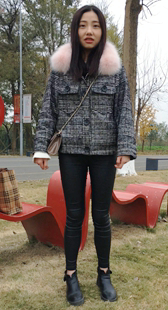 模拍小燕第一季紧身包臀皮裤