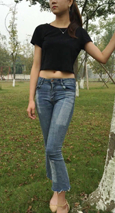 模拍小微第二季高跟蓝牛紧翘臀