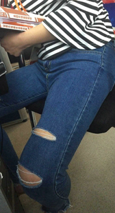 紧身牛仔裤美女同事第二季