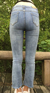 模拍小微第十五季蓝牛宽大臀深沟大学妹