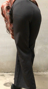 4K模拍小鹃第五季西裤紧臀胸器学妹