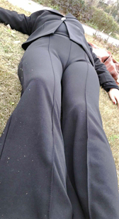 4K模拍小鹃第十七季西裤紧臀胸器学妹