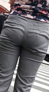 性感紧身包臀西裤紧内痕OL