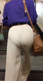 米西裤饱满尻肉お姉