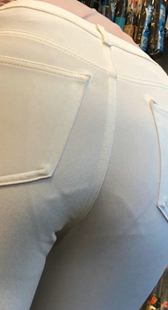 白裤姐姐模特的尻肉