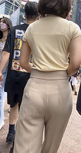 想像させるピタパン尻