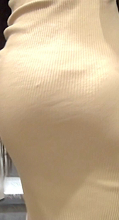 购物OL的透明T内