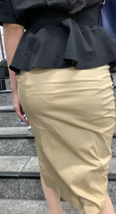 名人职业生涯OL紧身和性感内裤线