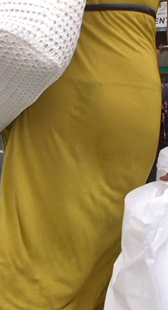 飘逸柔软连衣裙透明丁字裤